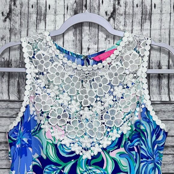 Lilly Pulitzer Nala Soft Shift Dress Party Thyme - Picture 3 of 8